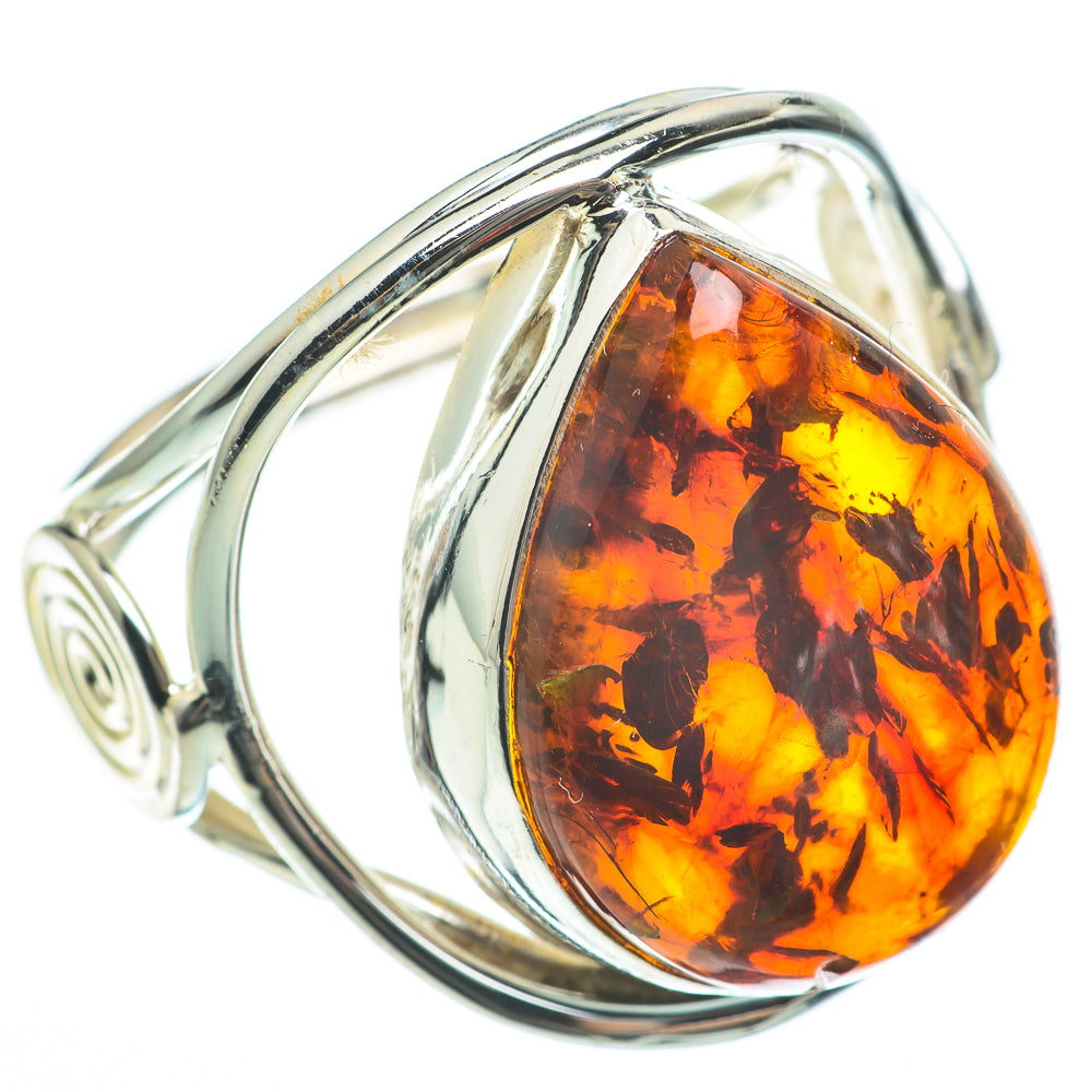 Baltic Amber Rings handcrafted by Anasilvercos - RING60723
