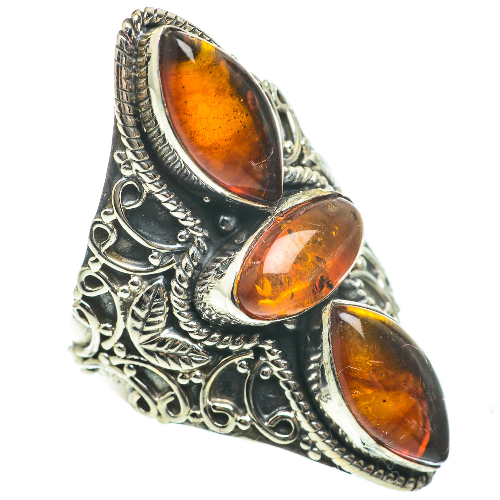 Baltic Amber Rings handcrafted by Anasilvercos - RING60724