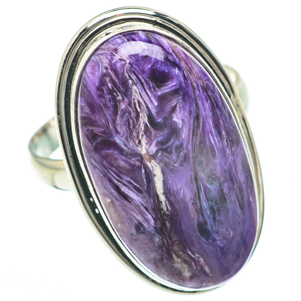 Charoite Rings handcrafted by Anasilvercos - RING60727