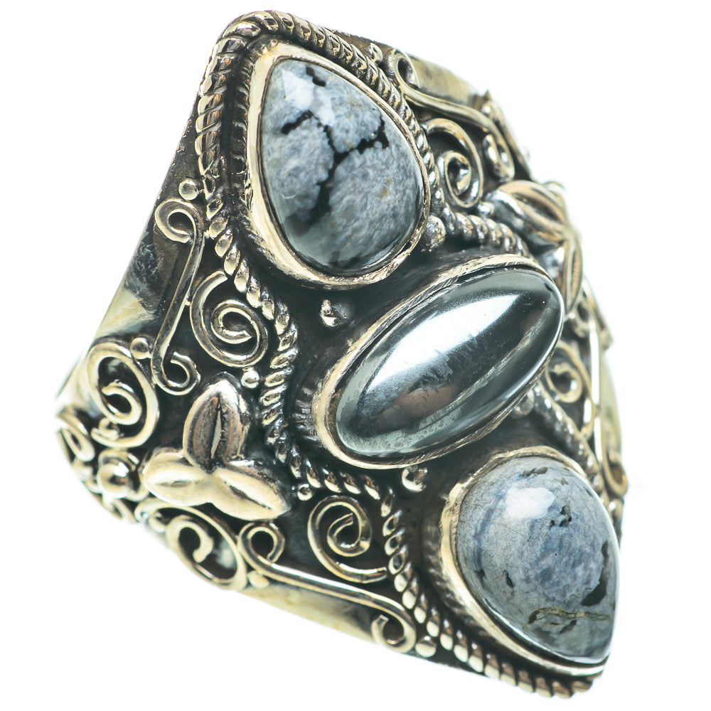 Hematite Rings handcrafted by Anasilvercos - RING60737