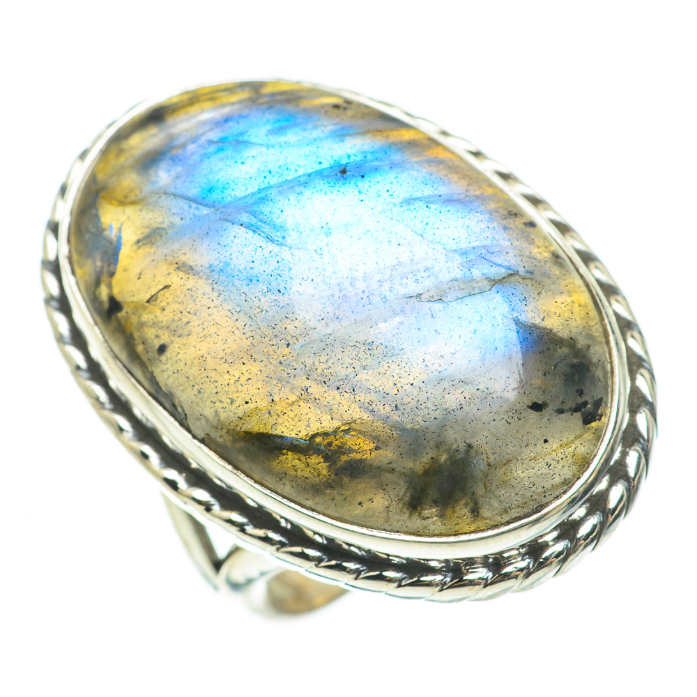 Labradorite Rings handcrafted by Anasilvercos - RING60740