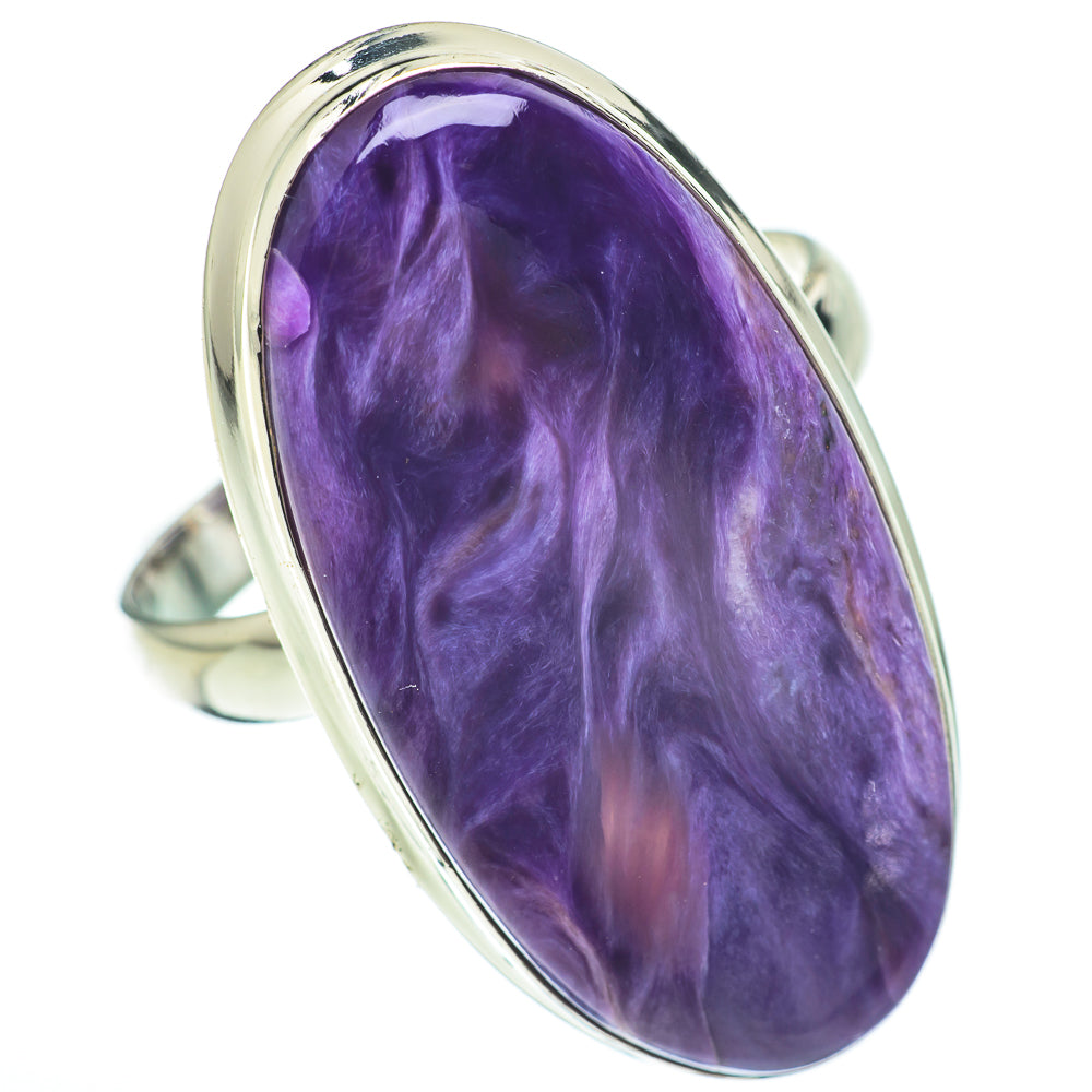 Charoite Rings handcrafted by Anasilvercos - RING60751