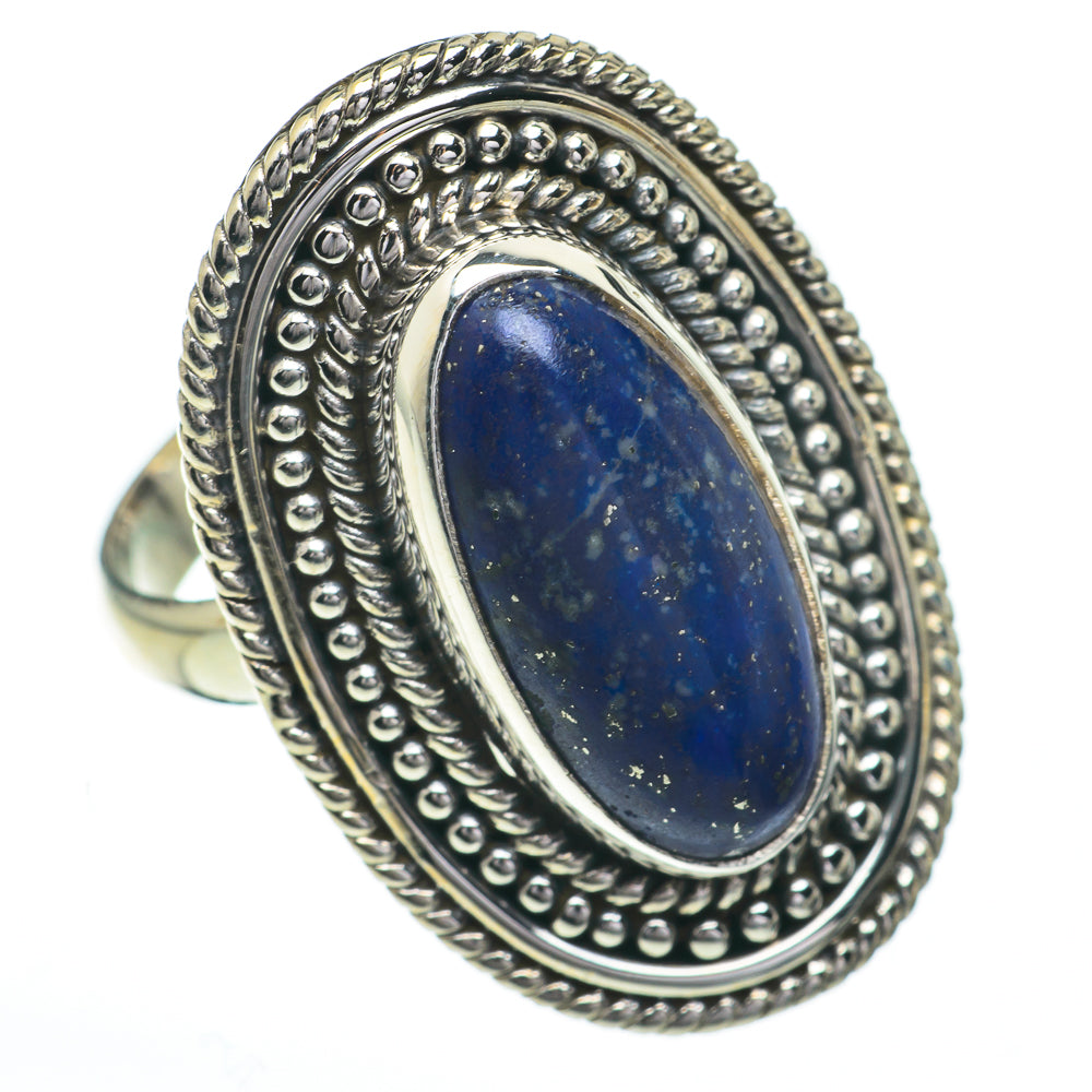 Lapis Lazuli Rings handcrafted by Anasilvercos - RING60756