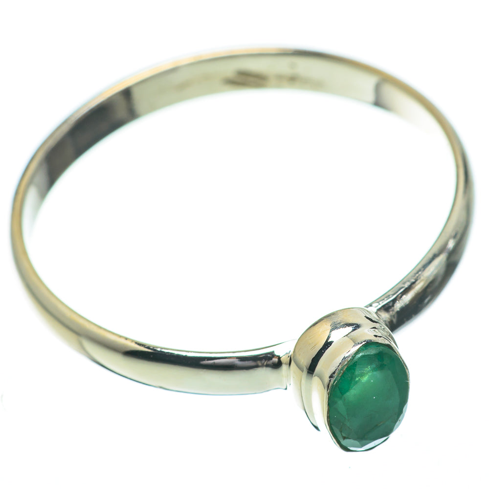 Zambian Emerald Rings handcrafted by Anasilvercos - RING60760