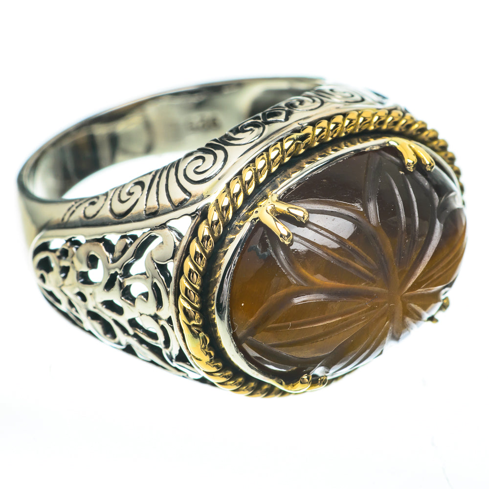 Tiger Eye Rings handcrafted by Anasilvercos - RING60761
