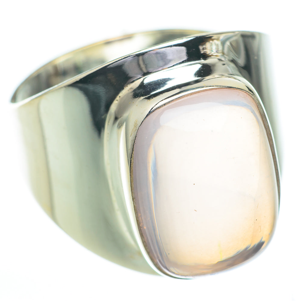 Rose Quartz Rings handcrafted by Anasilvercos - RING60764