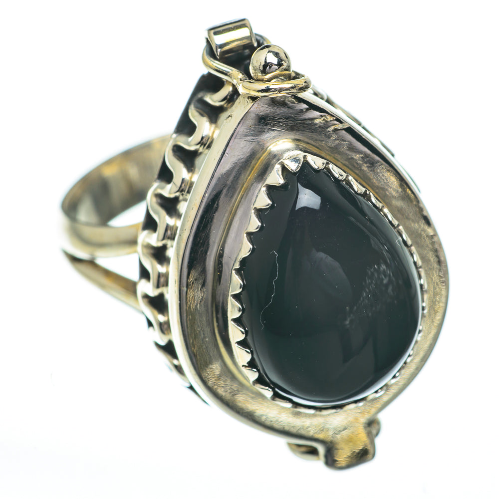 Black Onyx Rings handcrafted by Anasilvercos - RING60776