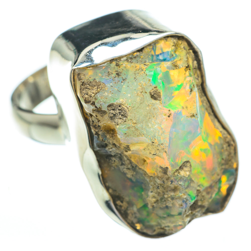 Ethiopian Opal Rings handcrafted by Anasilvercos - RING60780