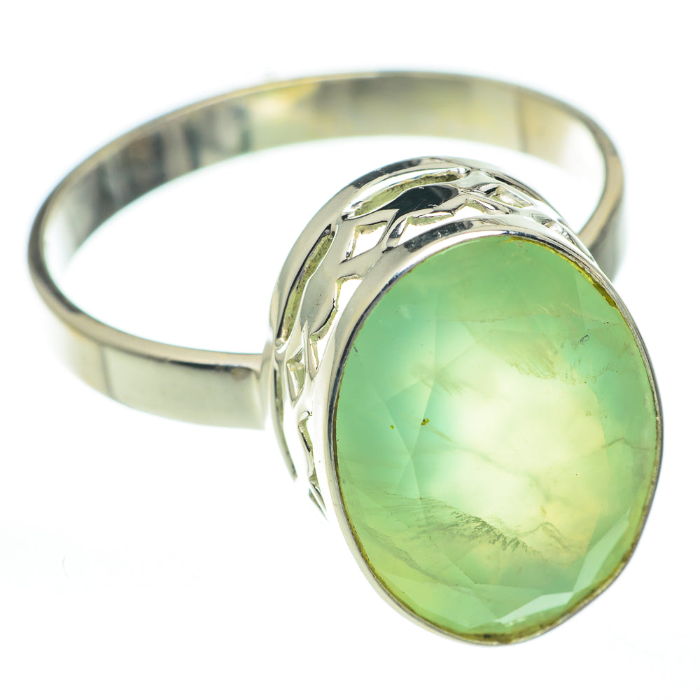 Prehnite Rings handcrafted by Anasilvercos - RING60792