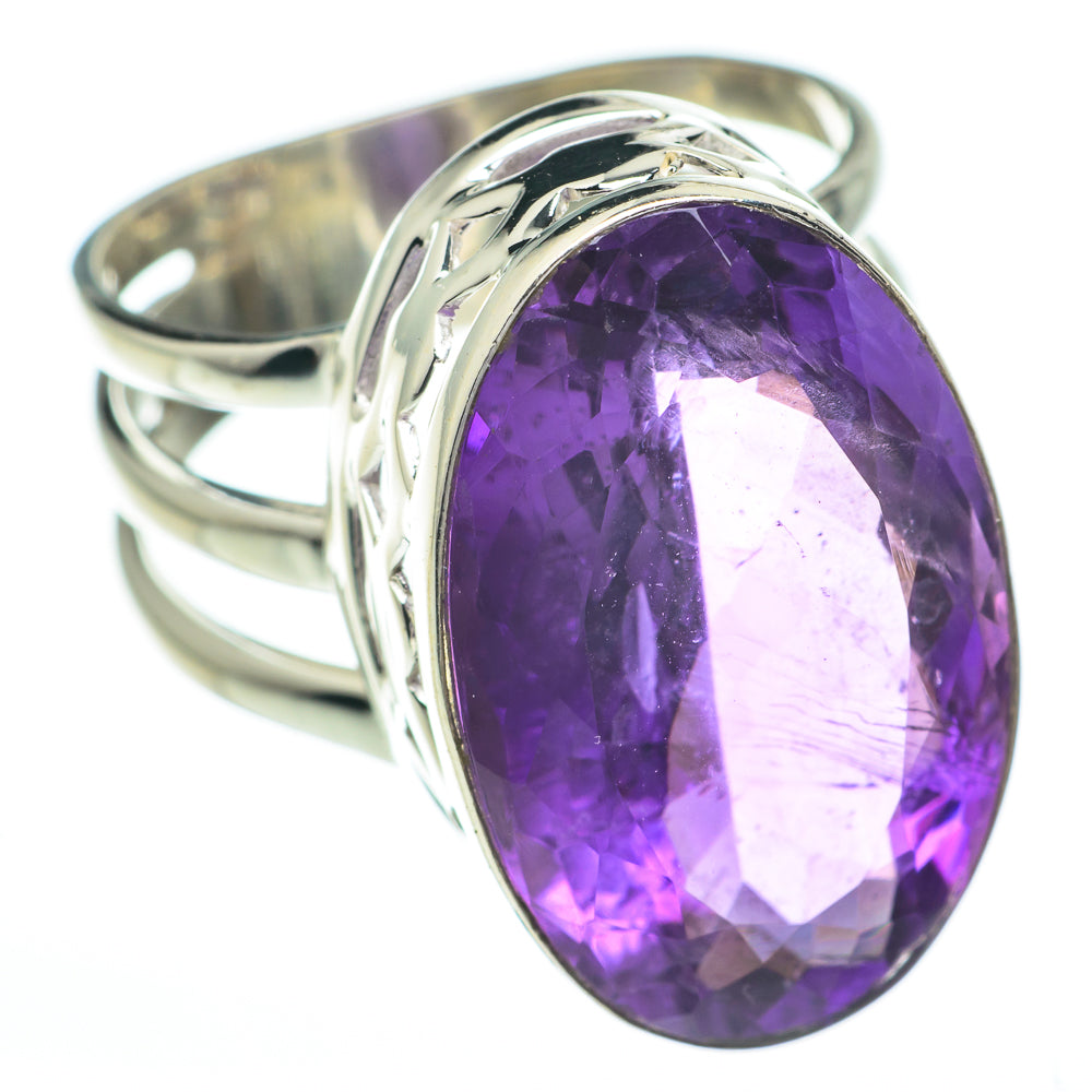 Amethyst Rings handcrafted by Anasilvercos - RING60801