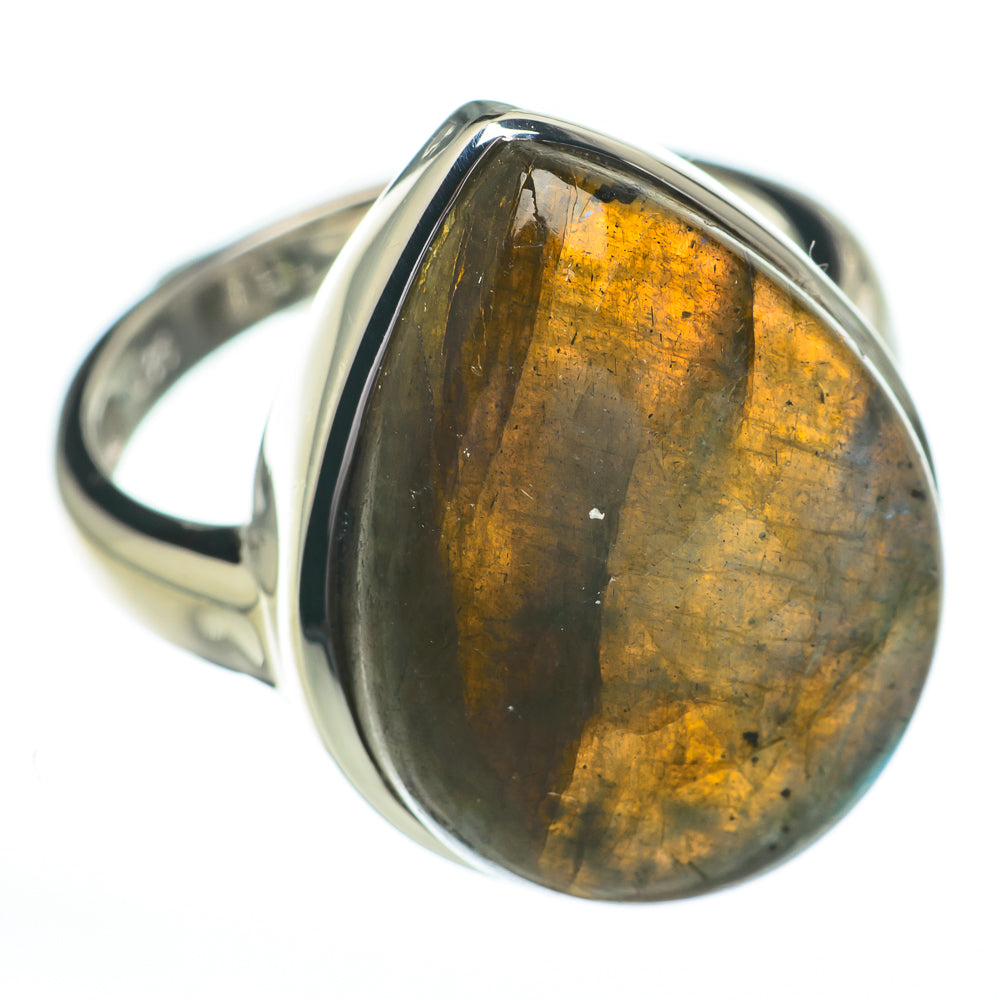 Labradorite Rings handcrafted by Anasilvercos - RING60838