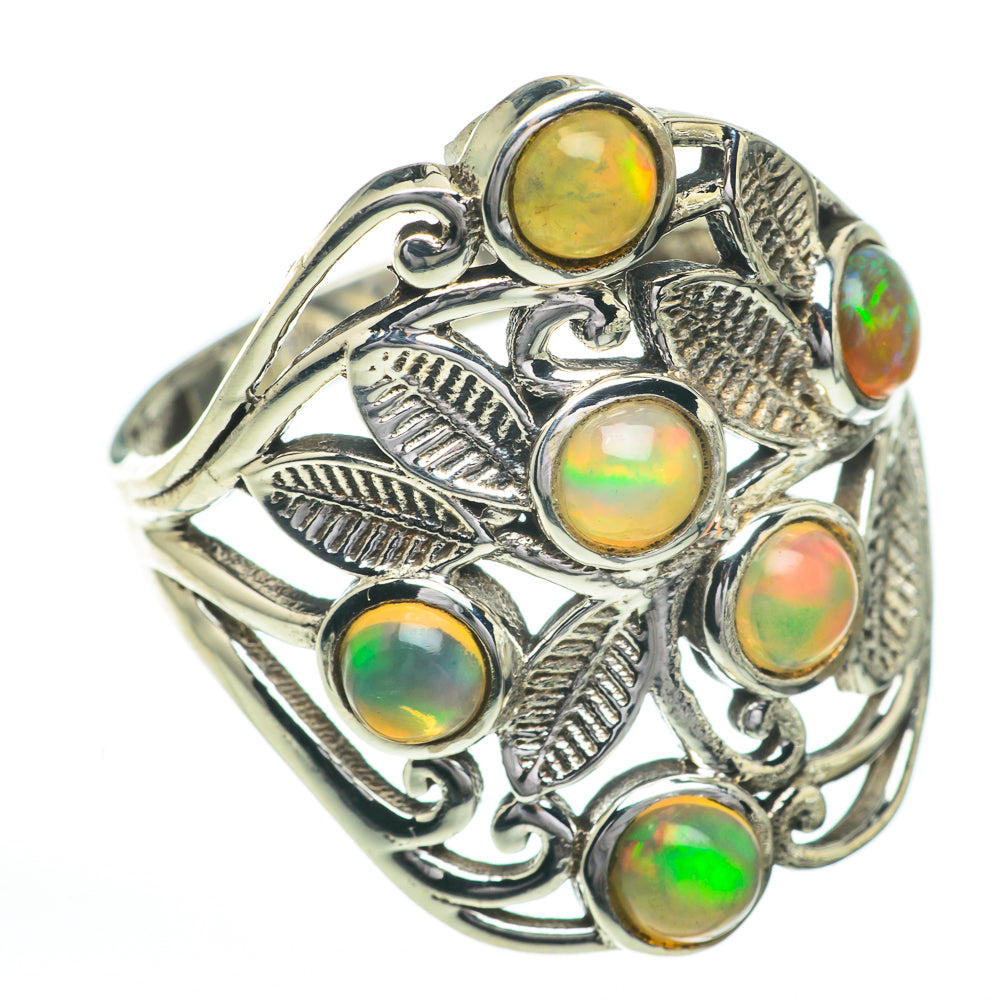 Ethiopian Opal Rings handcrafted by Anasilvercos - RING60840