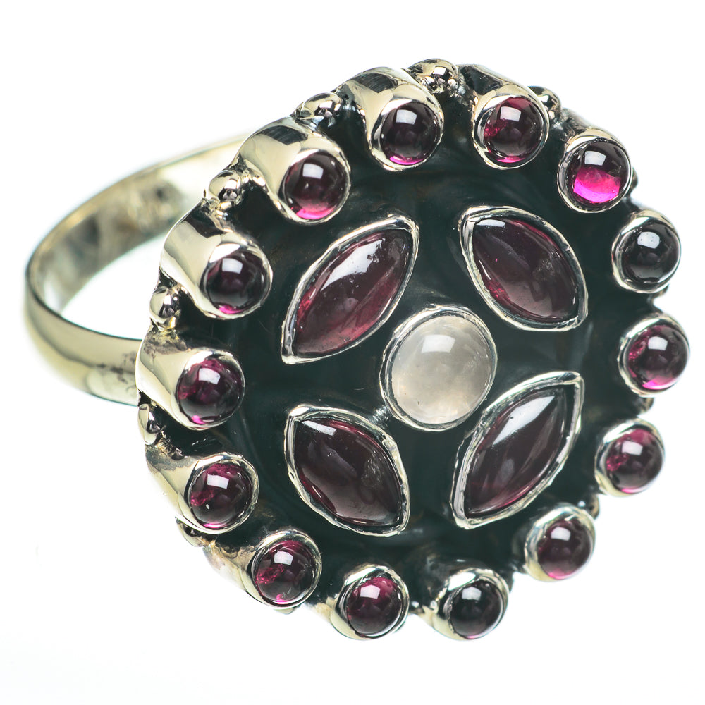 Garnet Rings handcrafted by Anasilvercos - RING60854