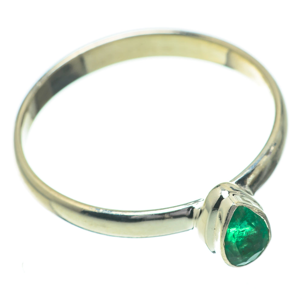 Zambian Emerald Rings handcrafted by Anasilvercos - RING60868