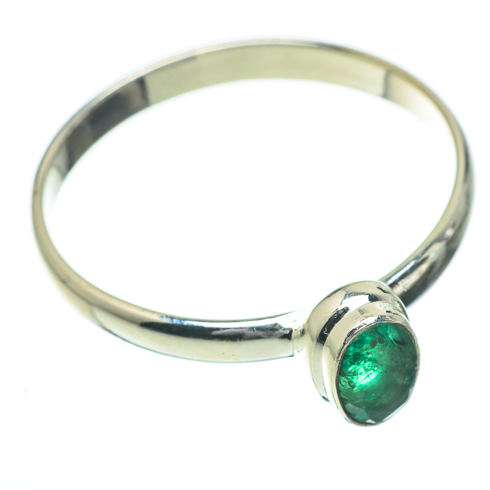 Zambian Emerald Rings handcrafted by Anasilvercos - RING60870