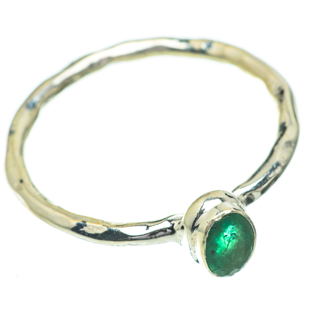 Zambian Emerald Rings handcrafted by Anasilvercos - RING60886