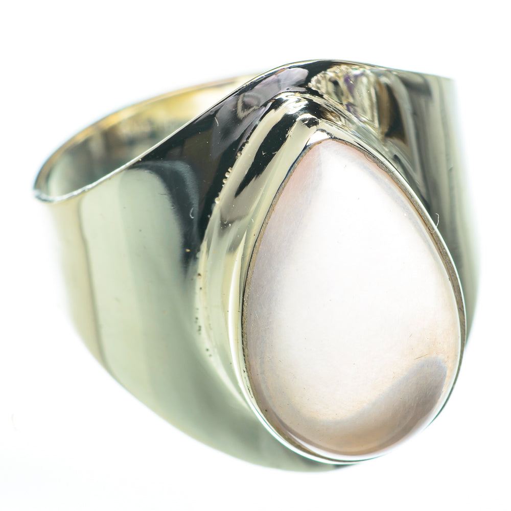 Rose Quartz Rings handcrafted by Anasilvercos - RING60889