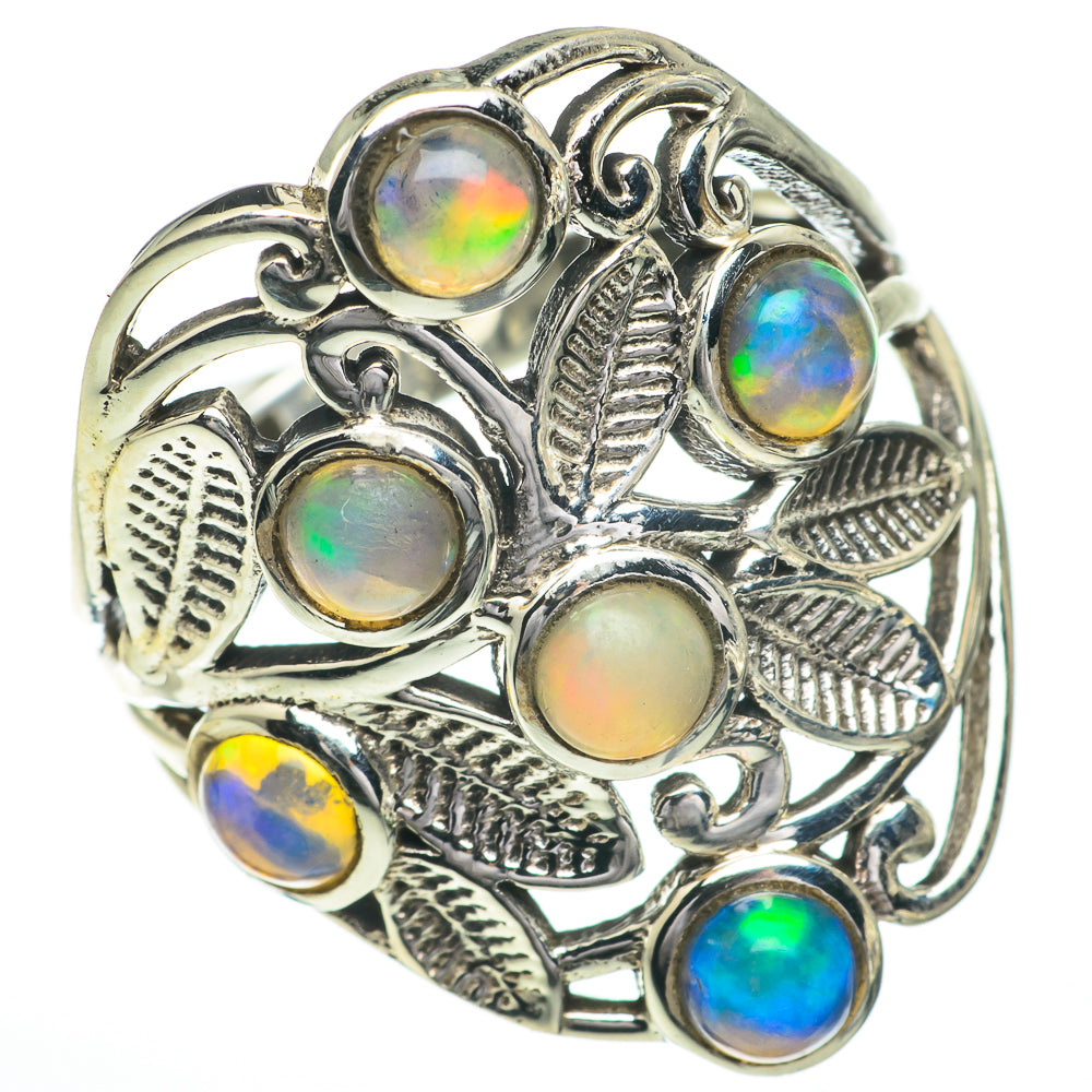Ethiopian Opal Rings handcrafted by Anasilvercos - RING60896