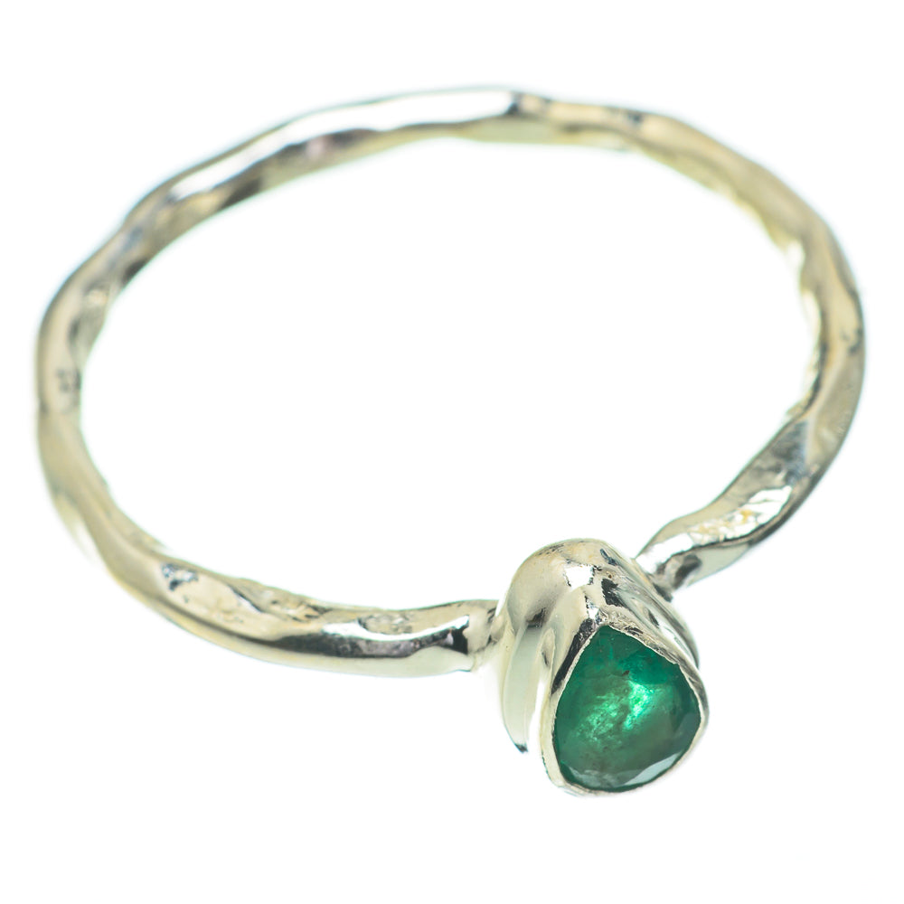 Zambian Emerald Rings handcrafted by Anasilvercos - RING60902