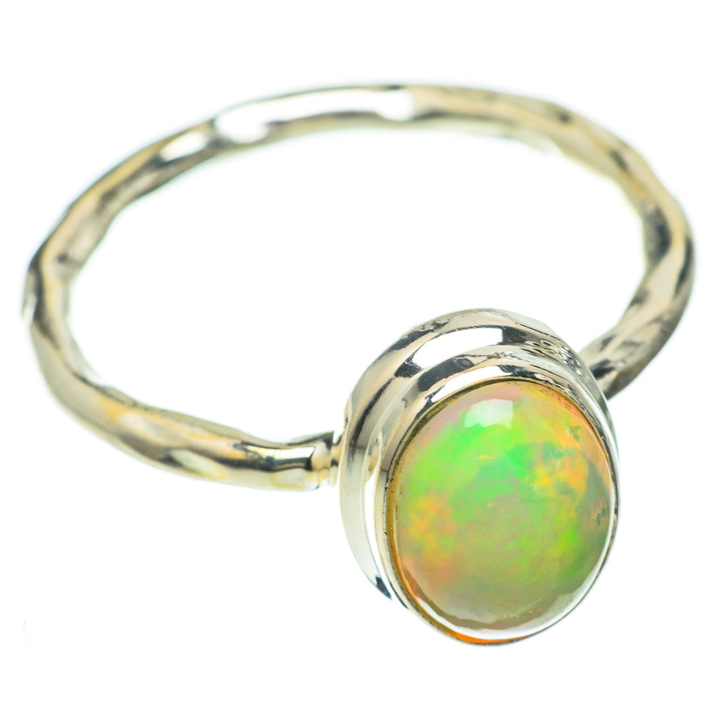 Ethiopian Opal Rings handcrafted by Anasilvercos - RING60913