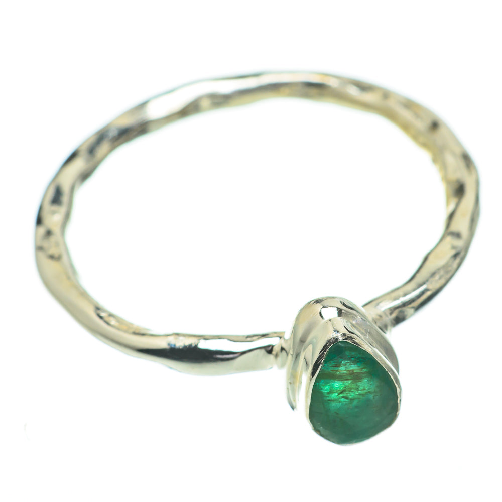 Zambian Emerald Rings handcrafted by Anasilvercos - RING60918