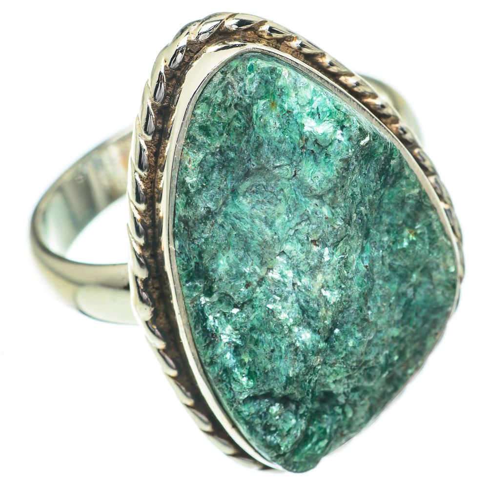 Green Fuchsite Rings handcrafted by Anasilvercos - RING60919