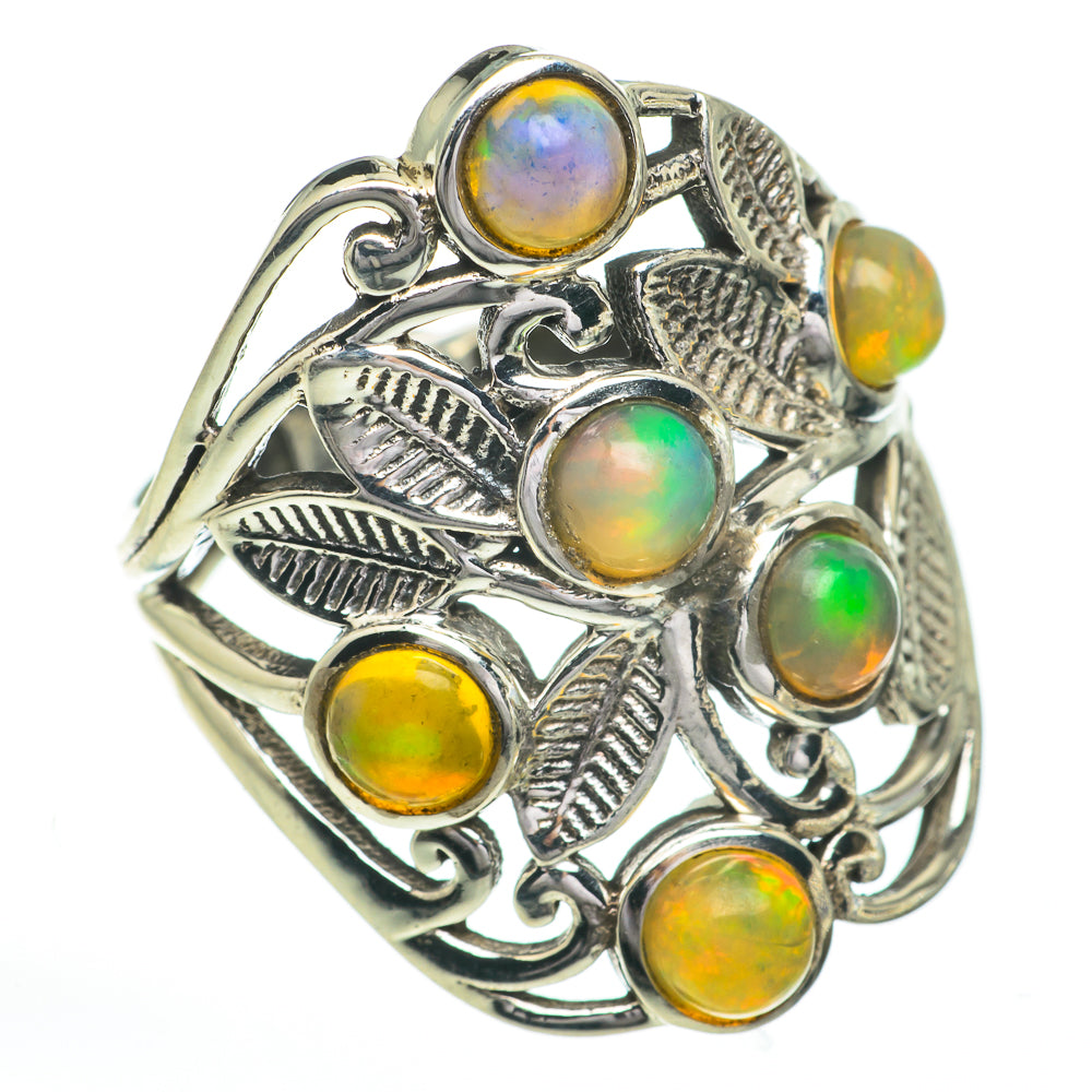 Ethiopian Opal Rings handcrafted by Anasilvercos - RING60928