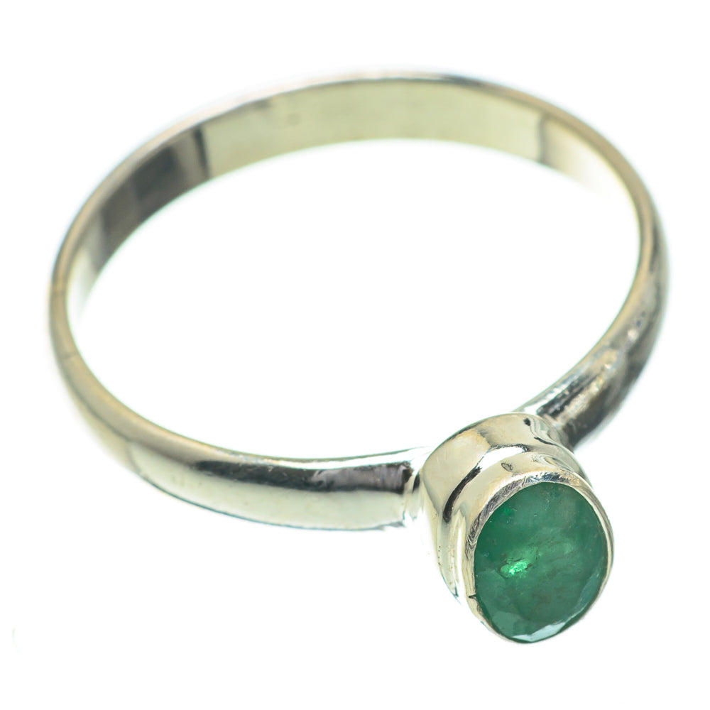 Zambian Emerald Rings handcrafted by Anasilvercos - RING60936