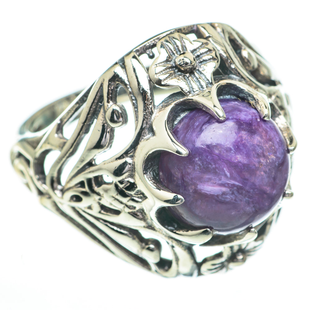 Charoite Rings handcrafted by Anasilvercos - RING60939