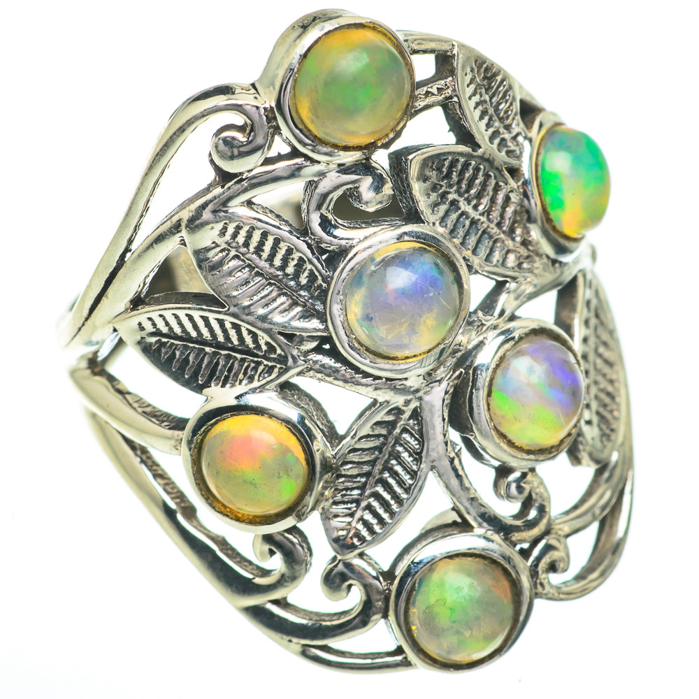 Ethiopian Opal Rings handcrafted by Anasilvercos - RING60942