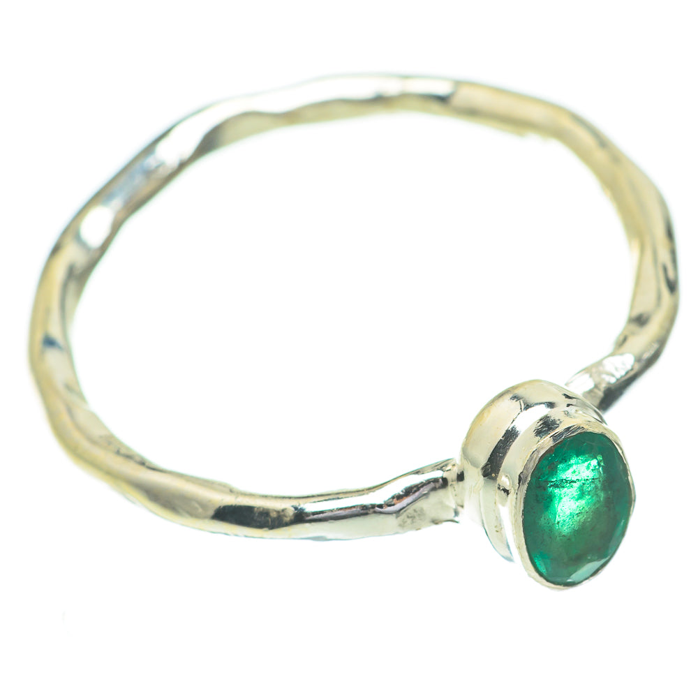 Zambian Emerald Rings handcrafted by Anasilvercos - RING60948