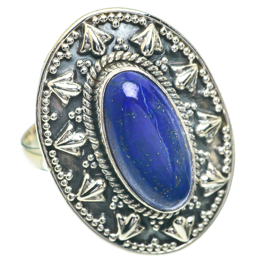 Lapis Lazuli Rings handcrafted by Anasilvercos - RING60959