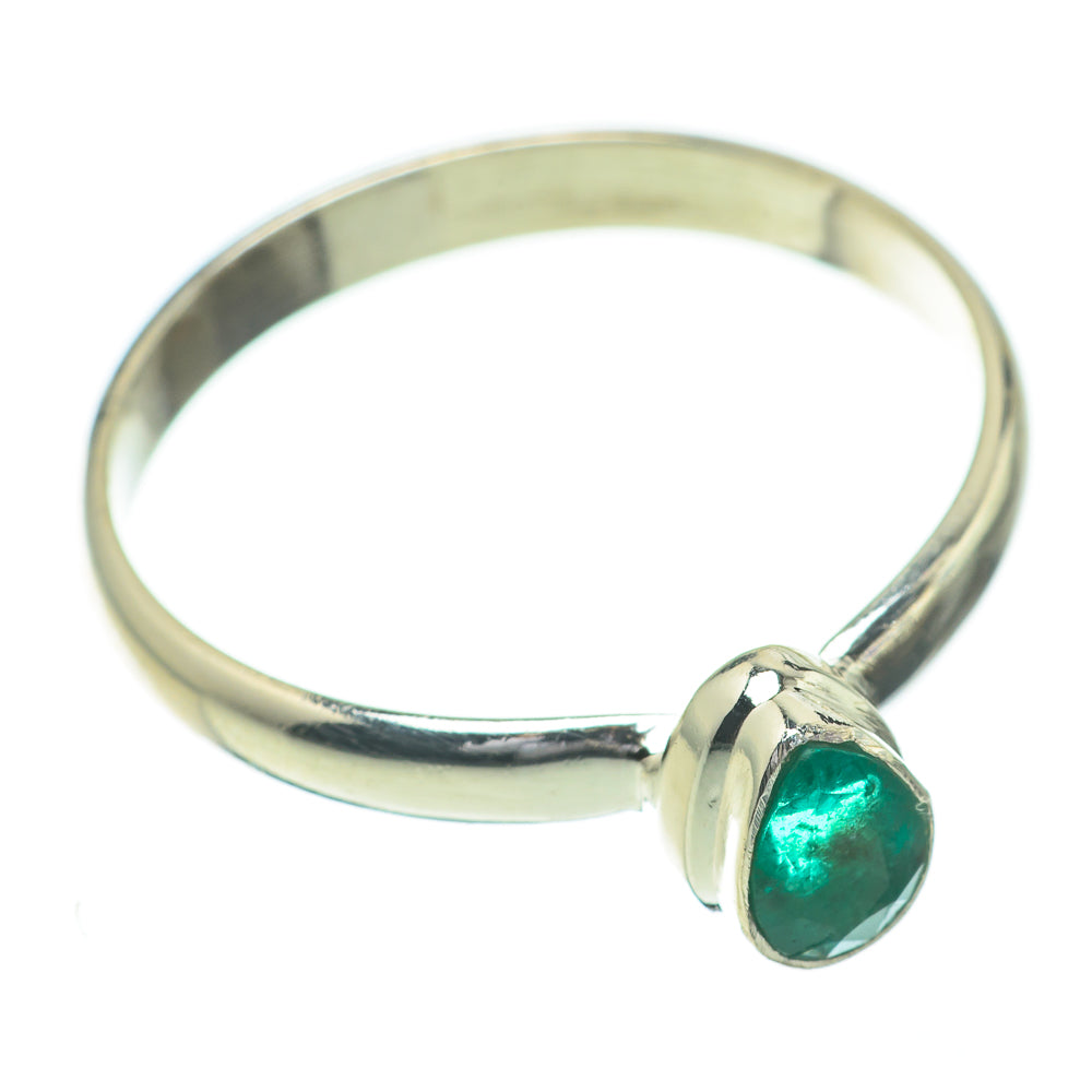 Zambian Emerald Rings handcrafted by Anasilvercos - RING60962