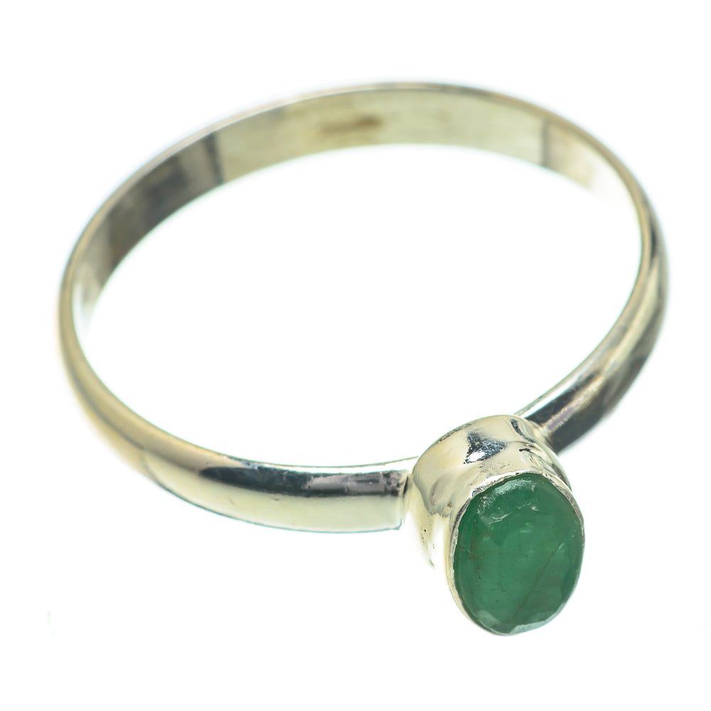 Zambian Emerald Rings handcrafted by Anasilvercos - RING60963