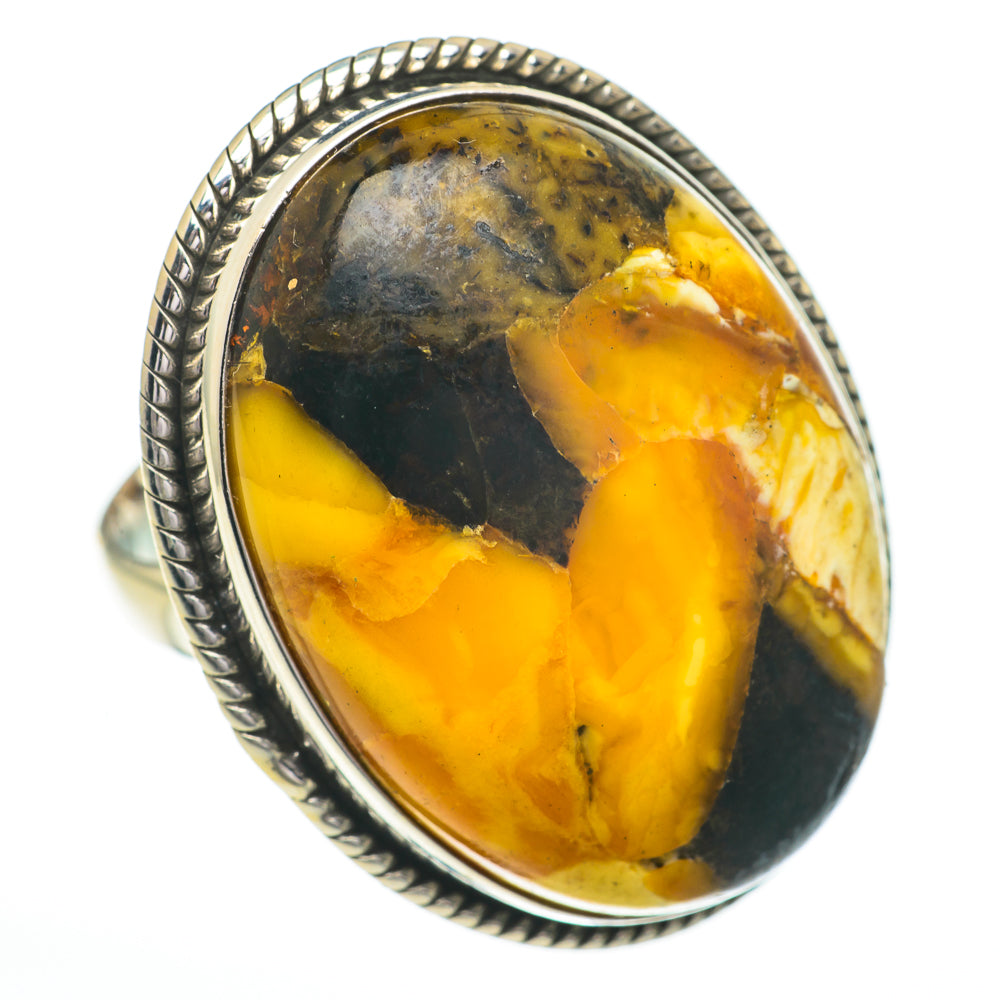Peanut Wood Jasper Rings handcrafted by Anasilvercos - RING60965