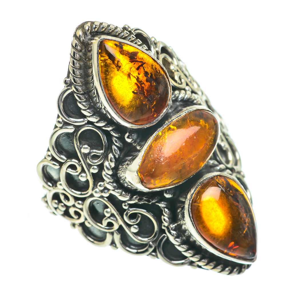 Baltic Amber Rings handcrafted by Anasilvercos - RING60968