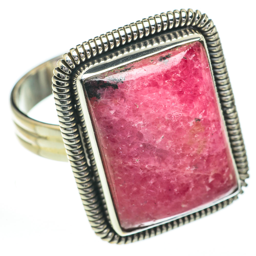 Rhodonite Rings handcrafted by Anasilvercos - RING60971