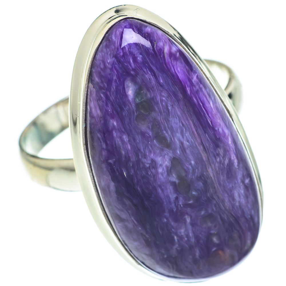 Charoite Rings handcrafted by Anasilvercos - RING60974