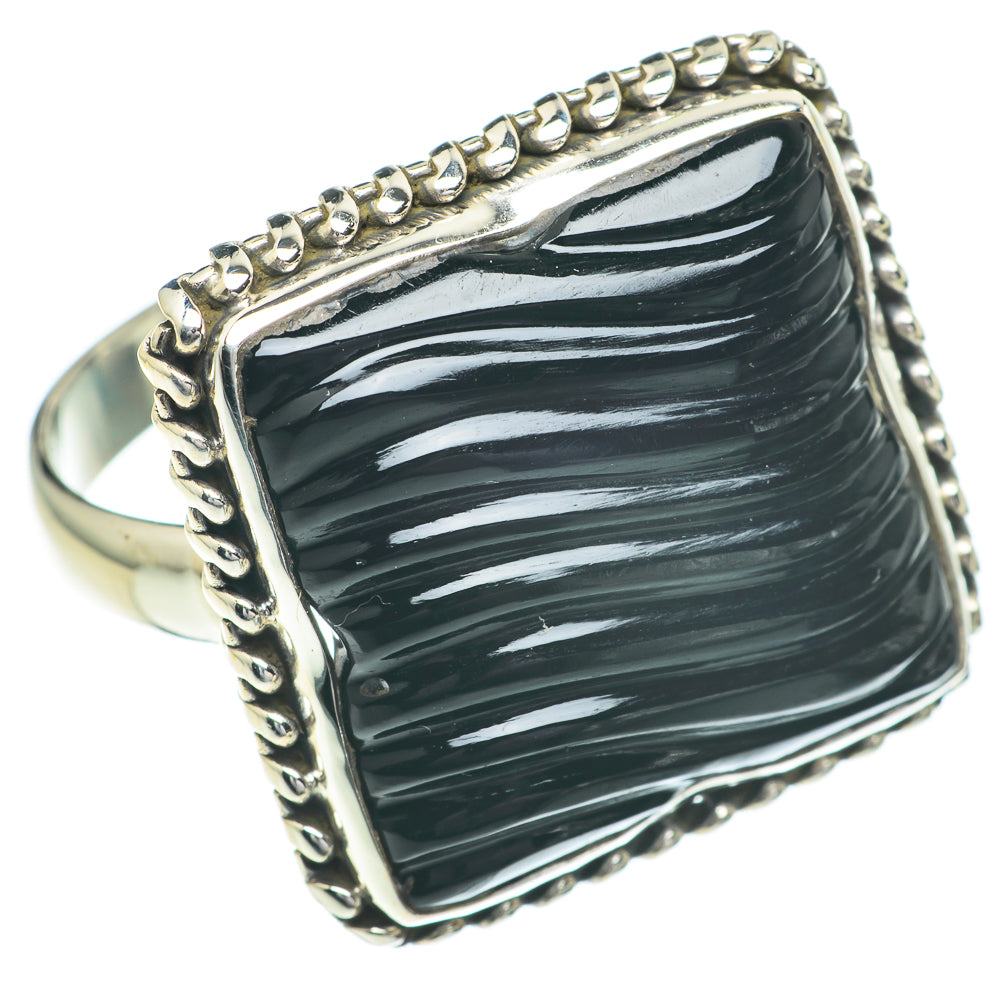 Black Onyx Rings handcrafted by Anasilvercos - RING60976