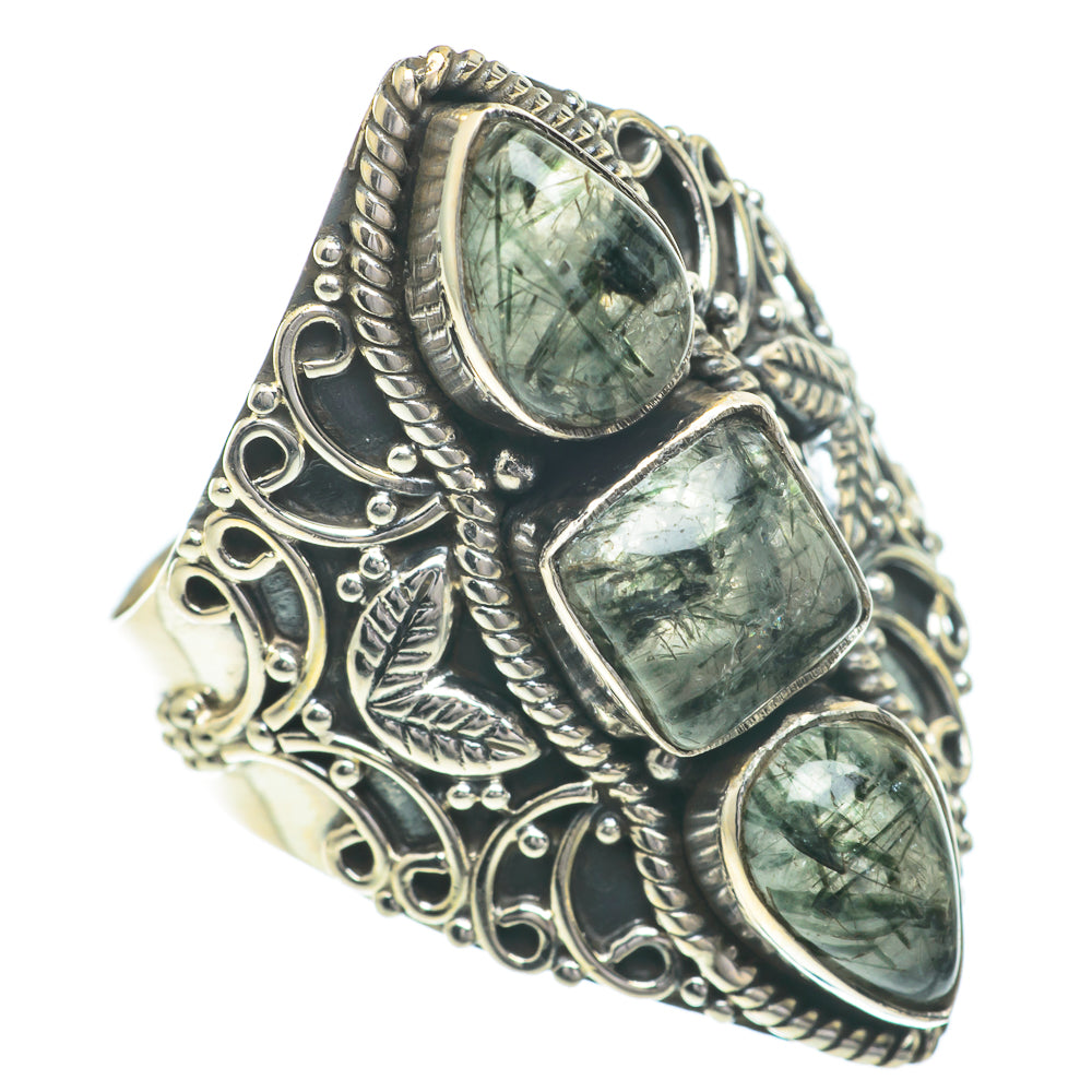 Seraphinite Rings handcrafted by Anasilvercos - RING60978