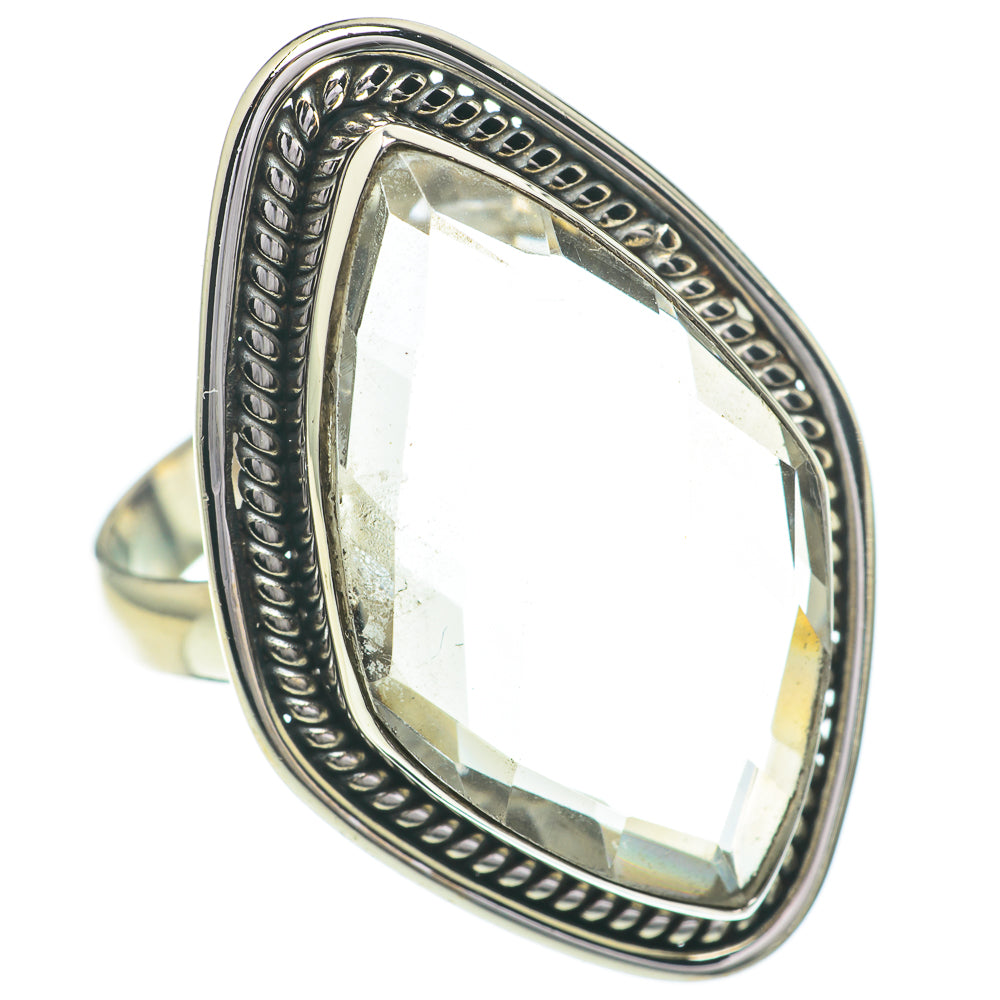 White Quartz Rings handcrafted by Anasilvercos - RING60979