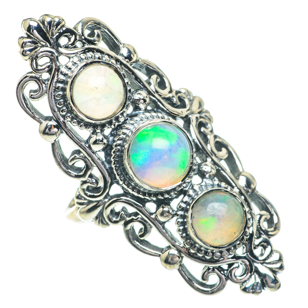 Ethiopian Opal Rings handcrafted by Anasilvercos - RING60983
