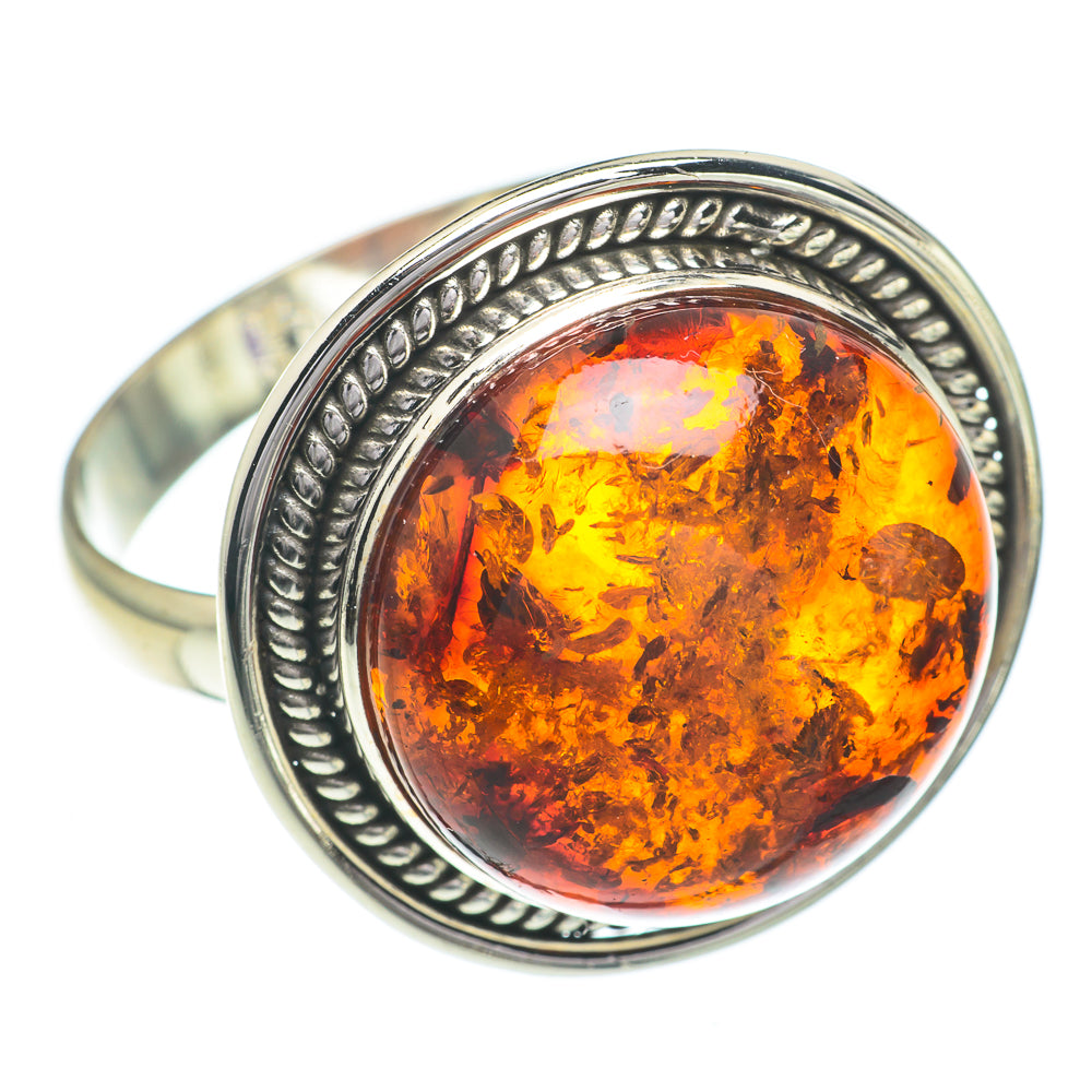 Baltic Amber Rings handcrafted by Anasilvercos - RING60997