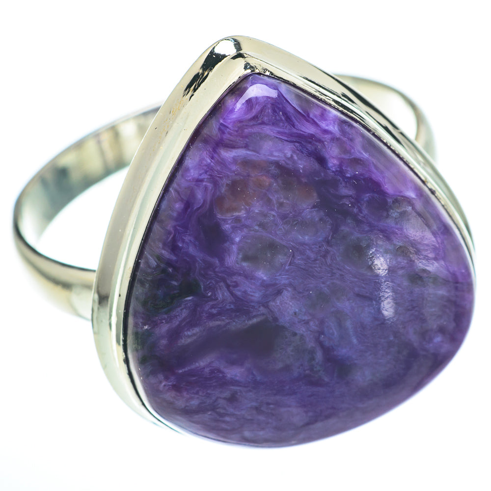 Charoite Rings handcrafted by Anasilvercos - RING61003