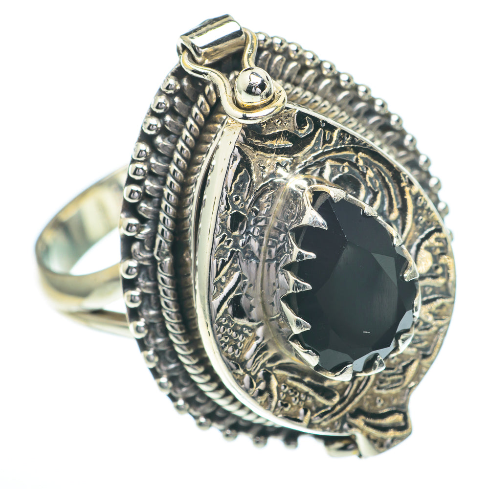Black Onyx Rings handcrafted by Anasilvercos - RING61004