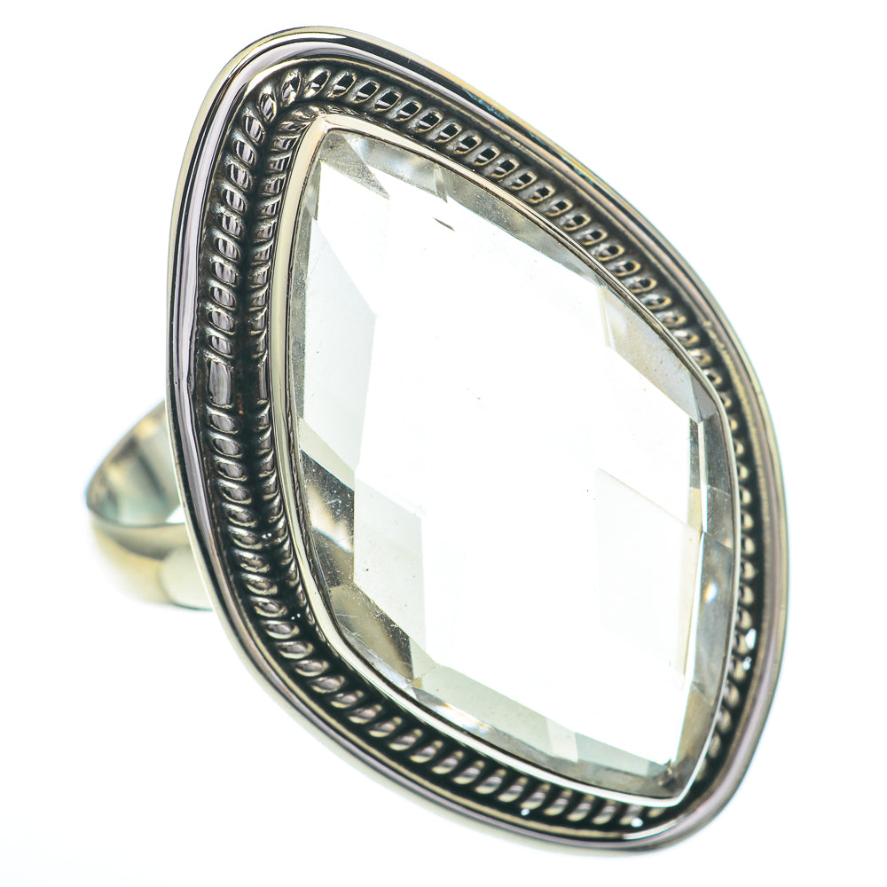 White Quartz Rings handcrafted by Anasilvercos - RING61006