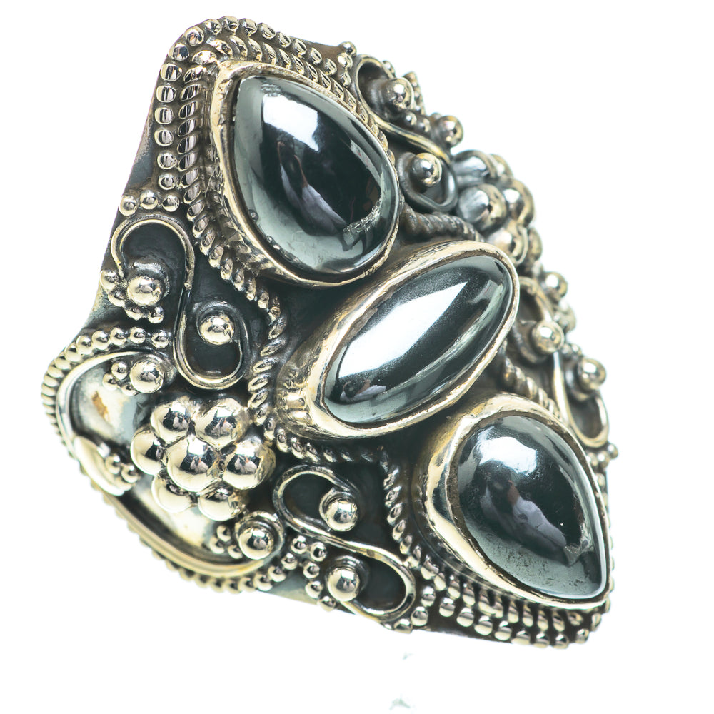 Hematite Rings handcrafted by Anasilvercos - RING61013