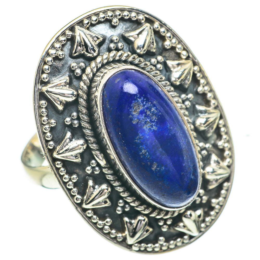 Lapis Lazuli Rings handcrafted by Anasilvercos - RING61017
