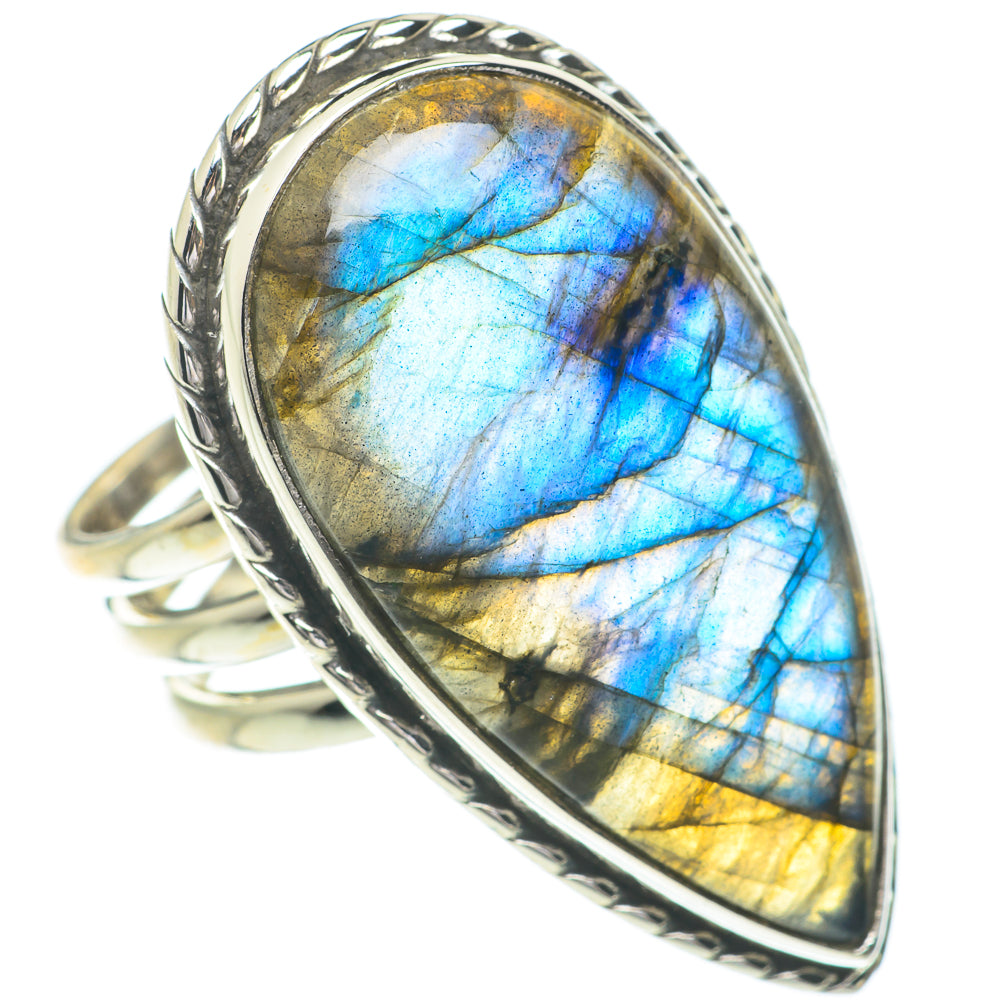 Labradorite Rings handcrafted by Anasilvercos - RING61018
