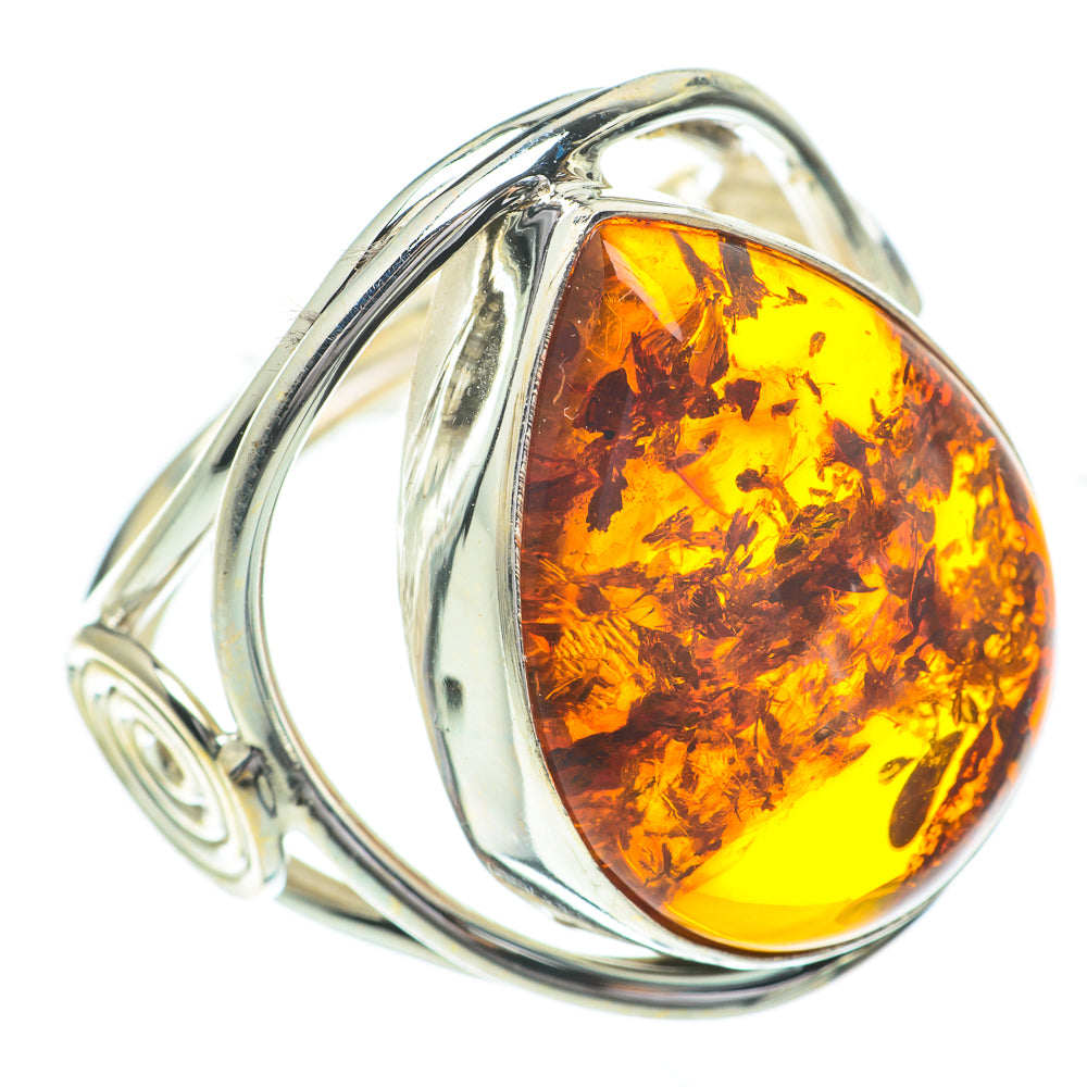 Baltic Amber Rings handcrafted by Anasilvercos - RING61025